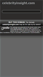 Mobile Screenshot of celebrityinsight.com